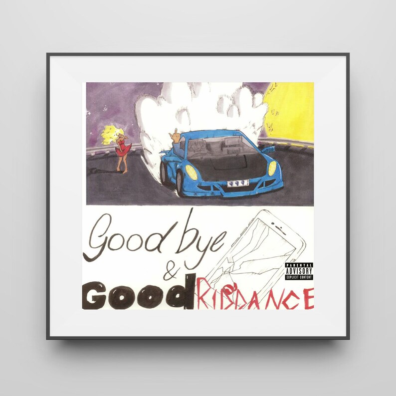 Juice WRLD Goodbye & Good Riddance Album Cover Poster Etsy