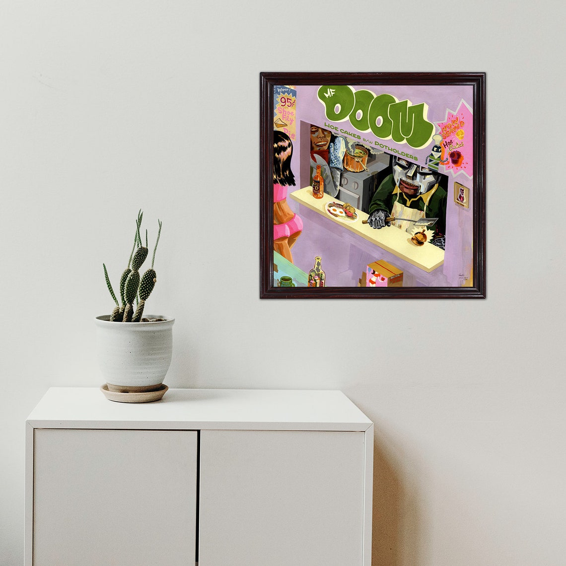 MF Doom Hoe Cakes Single Cover Poster Etsy