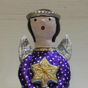 Sculpture &quot;ANGEL&quot;, stone sculpture, H.approx. 27 cm, unique, fun decoration for indoors and outdoors, weatherproof, handmade, unique, original. Gift