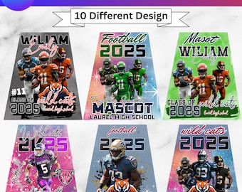 Cowbell Canva Editable Template, Custom Cowbell Design, Football Cowbell Designs, Game Day Spirit Template, Drag and Drop, Digital Download