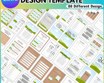 Canva EBook Editable Template, Canva Course WorkBook Template, How to Create EBook, Lead Magnet Design Template, Canva Coaching Template