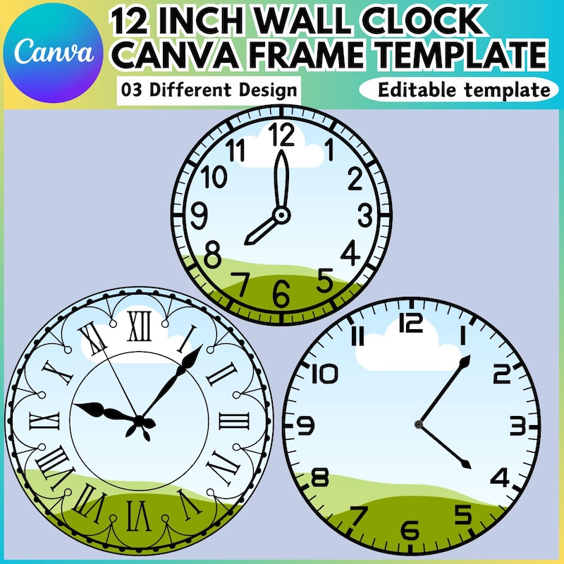 Wall Clocks 12inch Gold - Etsy