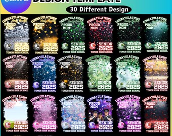 Abschluss Abschluss Senior 2025 Abschluss Schule Canva Bearbeitbare Vorlage, 2025 Abschluss Schule Shirt, 2025 Abschluss, SeniorBootleg Rap T-Shirt, digitaler Download