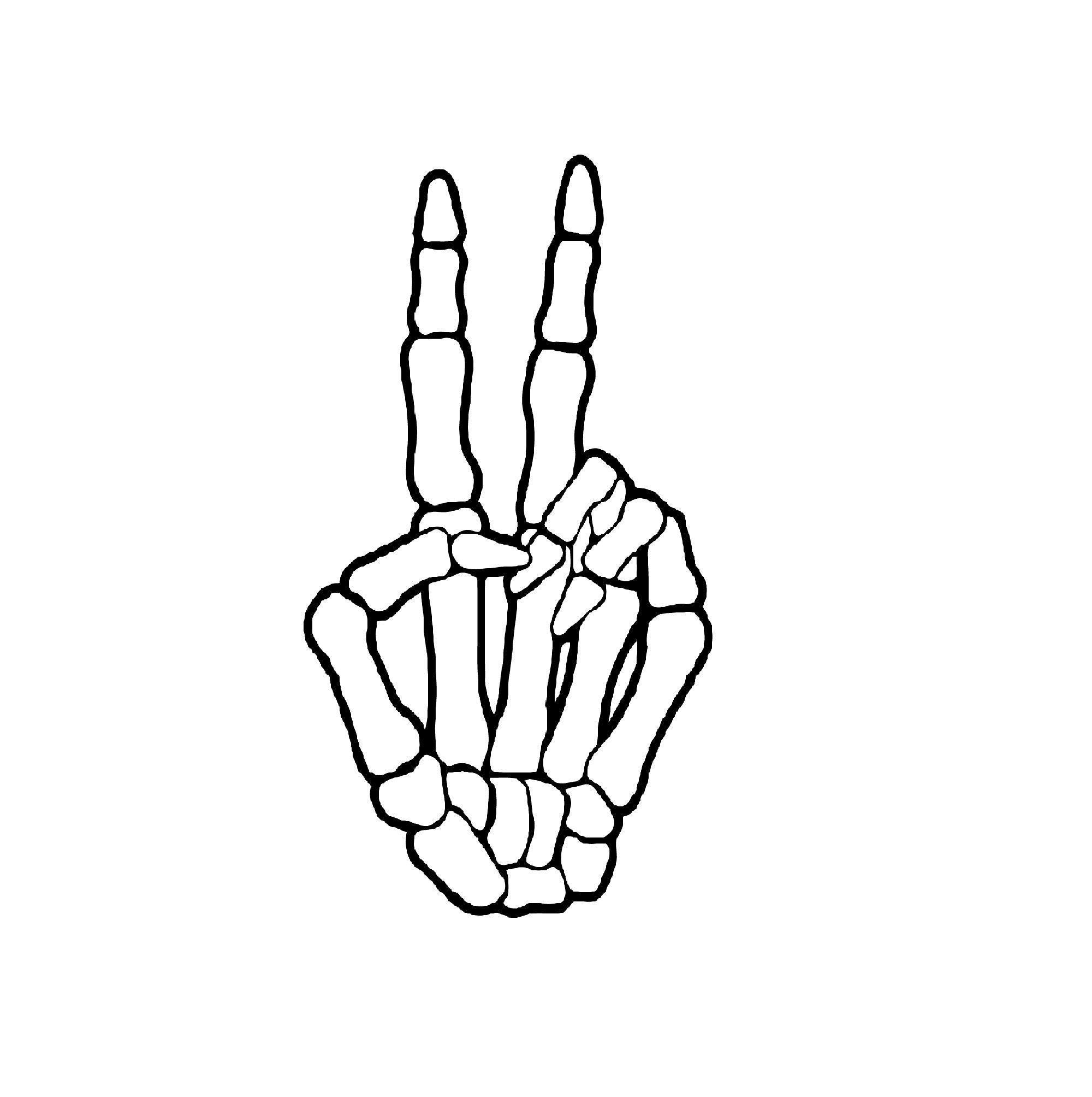 Skeleton Hand Peace Sign SVG Png Peace Hand Svg Peace Sign - Etsy