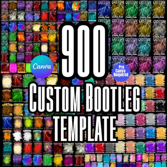 Custom Bootleg Rap Tee Canva Editable Mega Bundle,Custom Design Template, Canva Rap Tee T-Shirt Template, Custom Bootleg T Shirt Design
