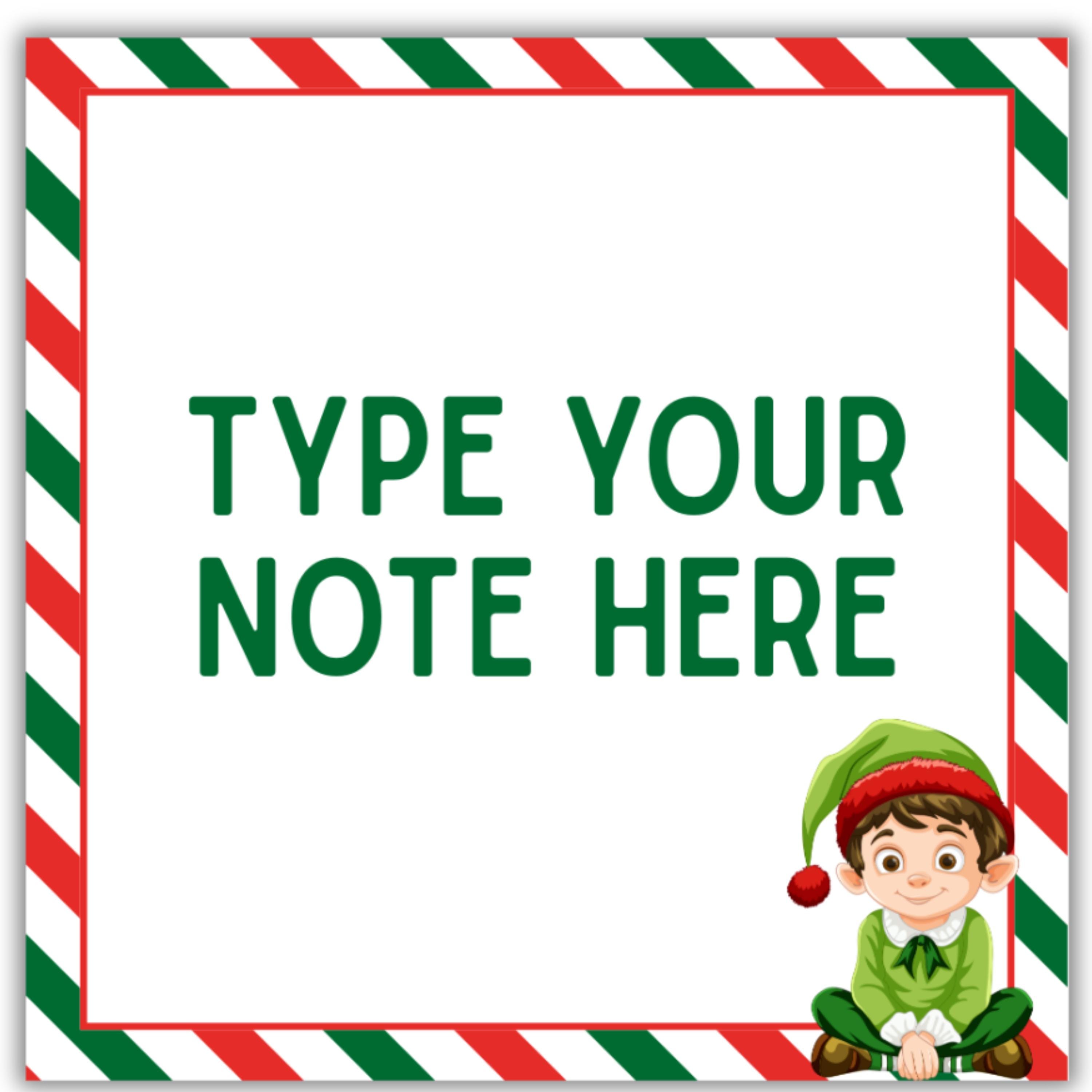 Elf Note Backround Elf Notes Printable, Elf Notes Template, Christmas Elf Letters ...