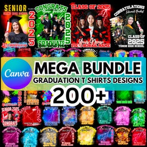 Graduation Mega Bundle Template, Grad Newspaper, Congrats Bootleg ...