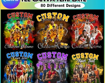 Plantilla editable de Canva para camisetas de baloncesto estilo bootleg, plantilla de Canva para camisetas de rap estilo bootleg, diseño de mascota en Canva, diseño de camiseta en Canva, rellena con tu propio diseño