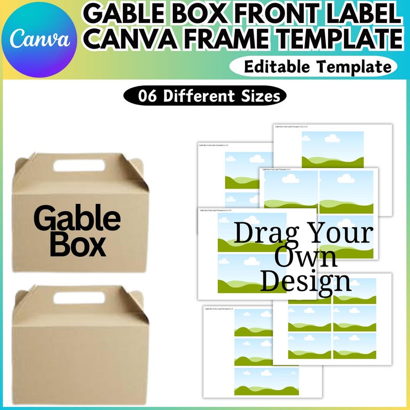 Gabel Box Templates - Etsy