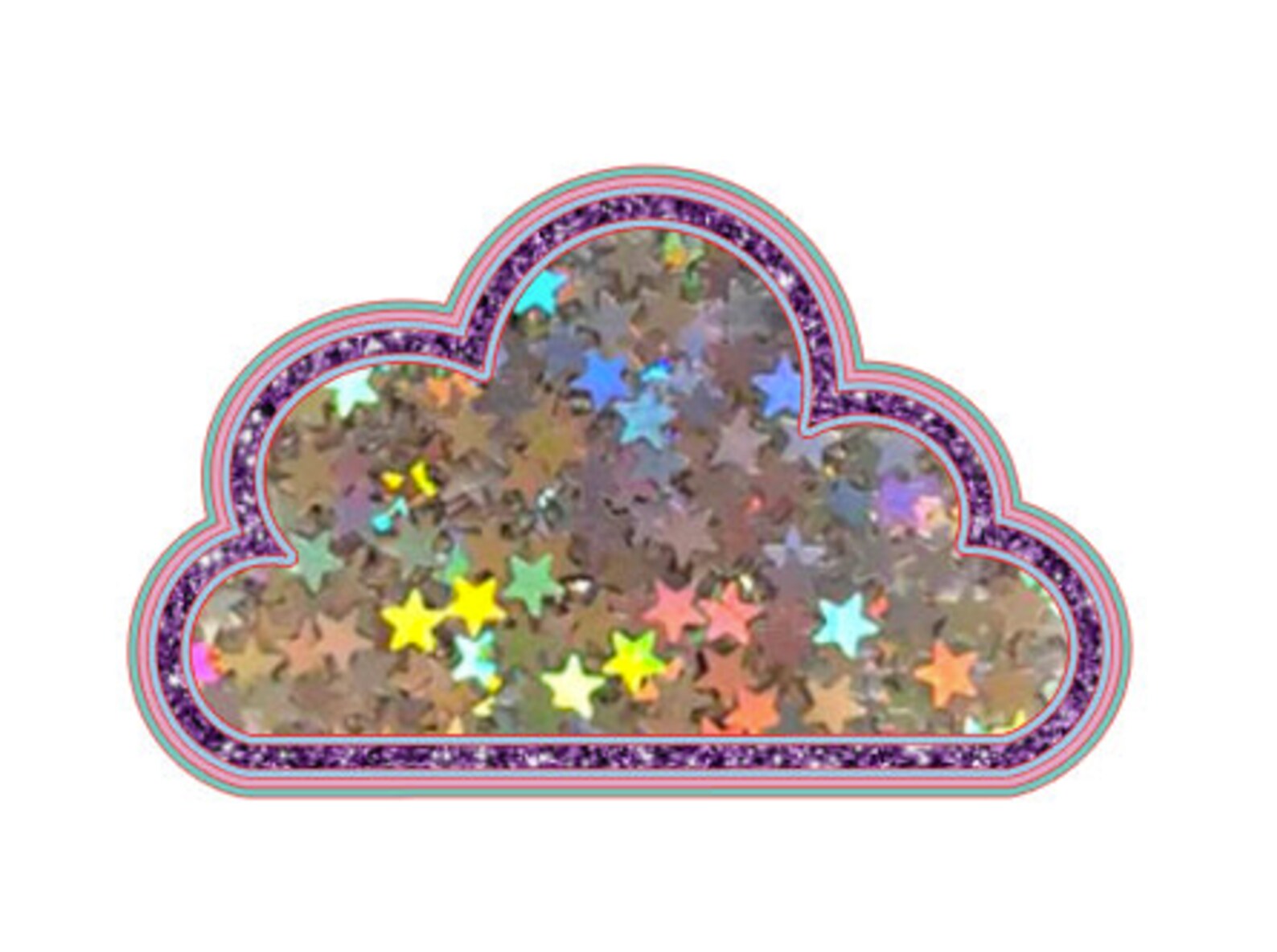 Download Cloud Shaker Cake Topper SVG Cut files layered SVG for ...
