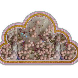 Cloud Shaker Cake Topper SVG Cut archivos en capas SVG para Cricut Maker, Cricut Joy, archivo cameo, Birthday Topper svg, topper de tarjeta sdxf