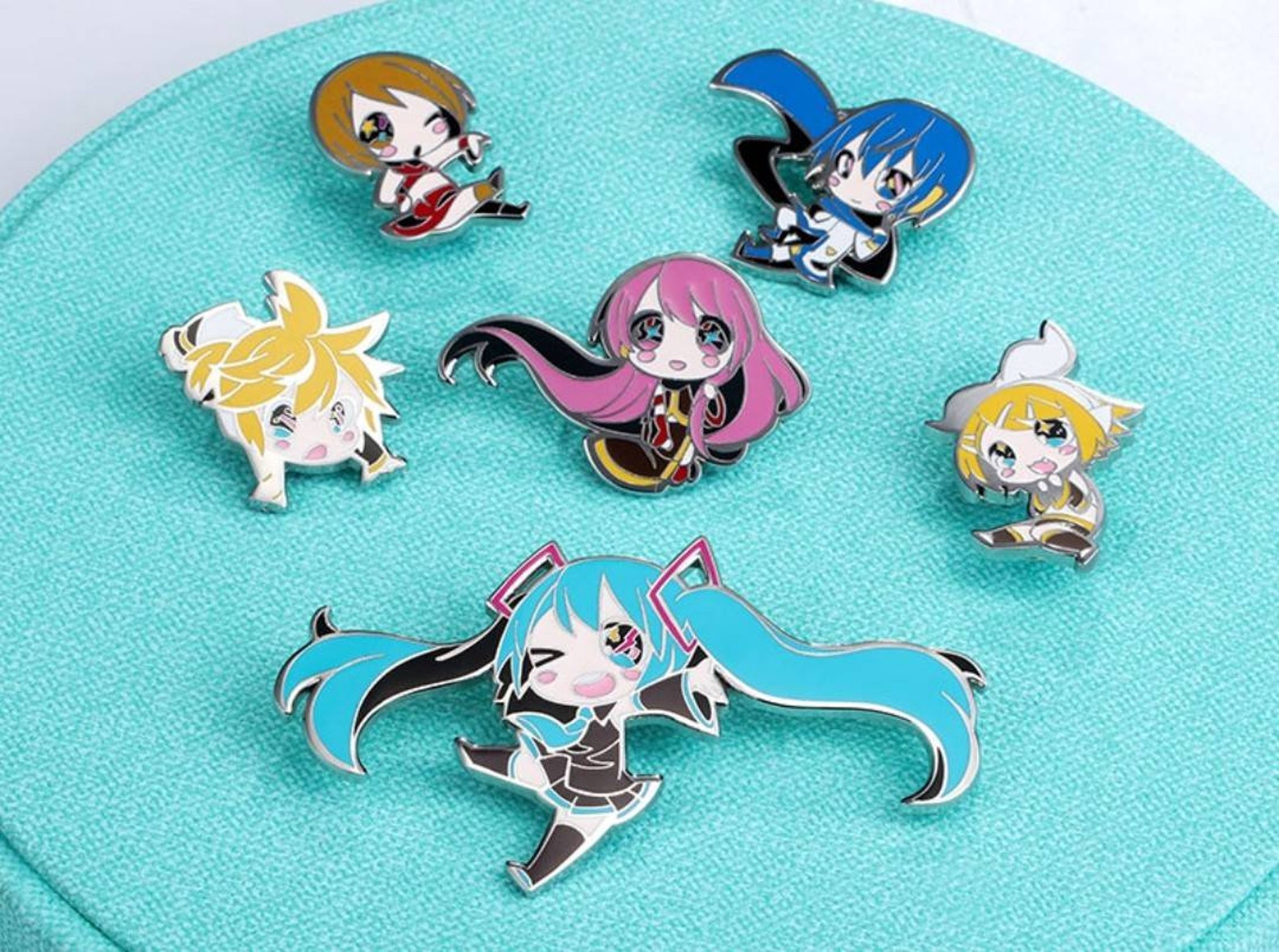 Hatsune Miku Zinc Alloy Pins Virtual Idol Pins Anime Pins Etsy