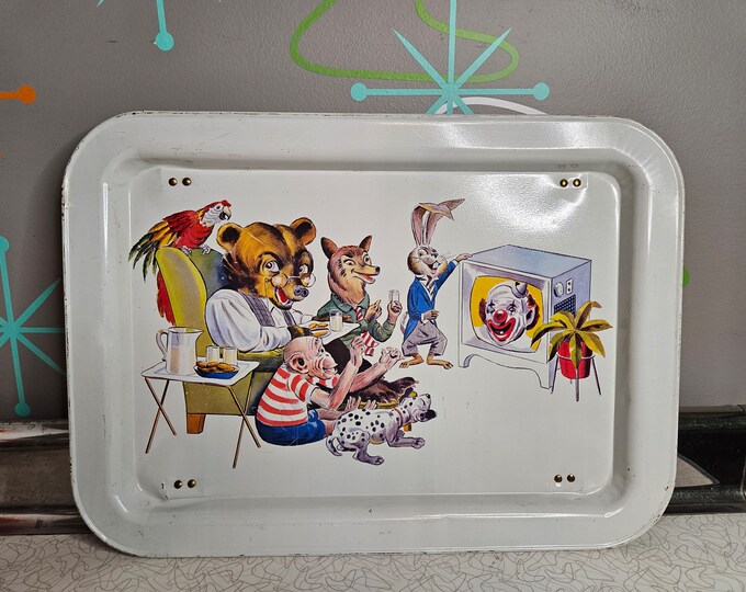 Vintage TV Lap Tray Kids TV Tray Television Tray Work Tray Etsy