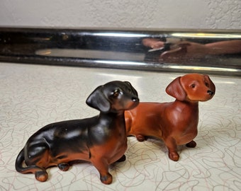 Vintage Beswick Brown Dachshund Dog Figurine, Beswick Dachshund Figurine, Matte