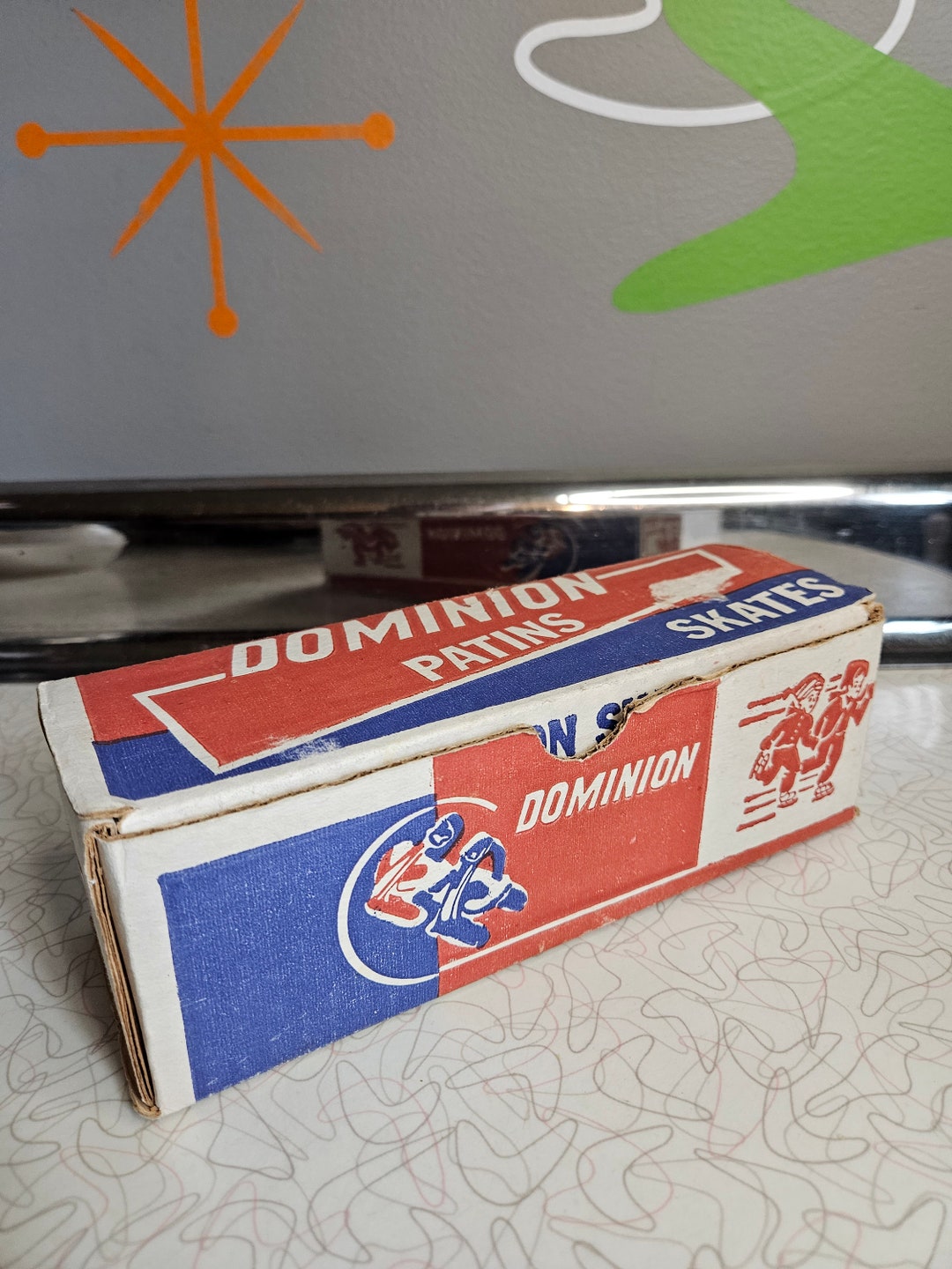 Vintage Ice Skates 1960s Dominion Skates Made in Canada Etsy