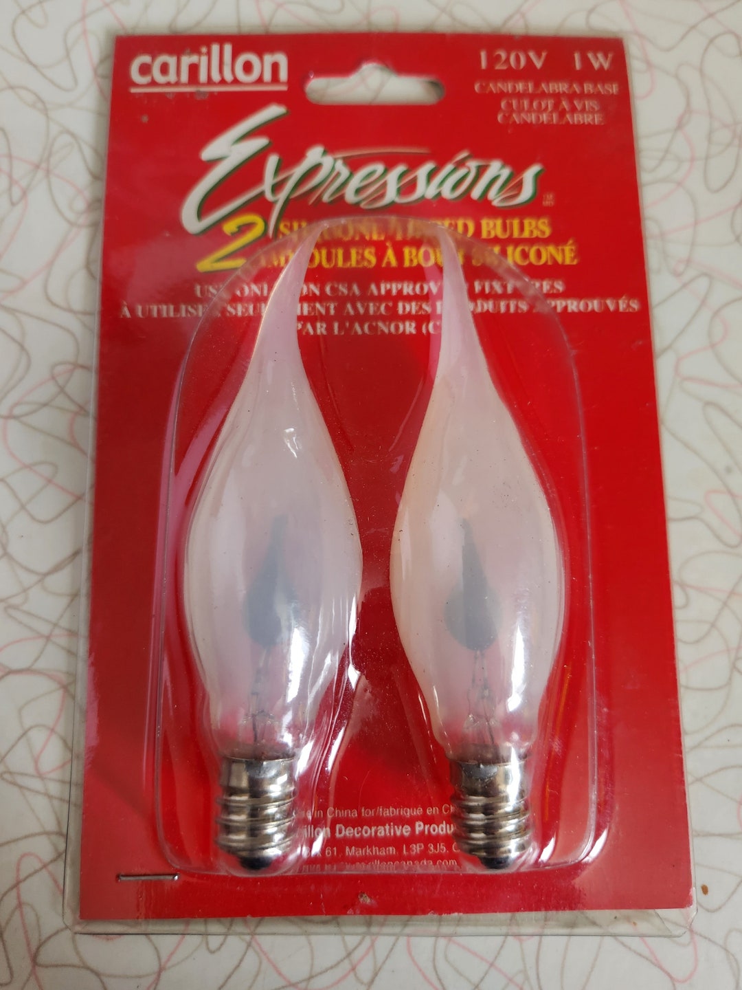 Flame Vintage Christmas Bulbs Retro Replacement Christmas Etsy