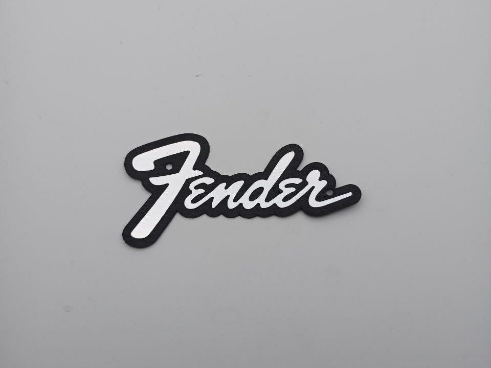 Fender logo 110mm = 4.3"