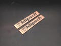 Set 2 pcs. Klipsch Copper Metal Logo (76mm) 3" product logo