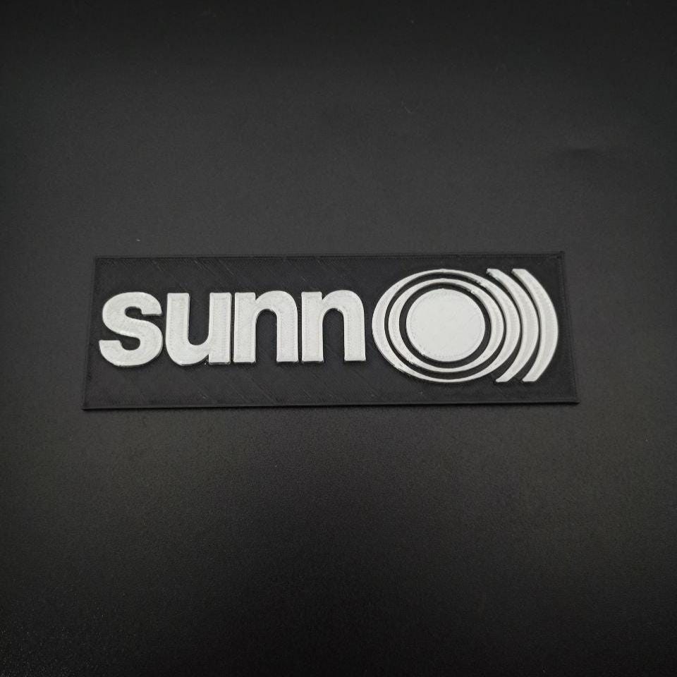 Sunn Logo 3D Silver or Gold - Etsy