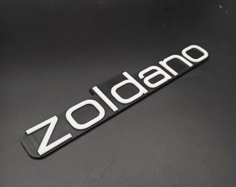 Custom Soldano Style Badge \ Various Colors and Sizes
