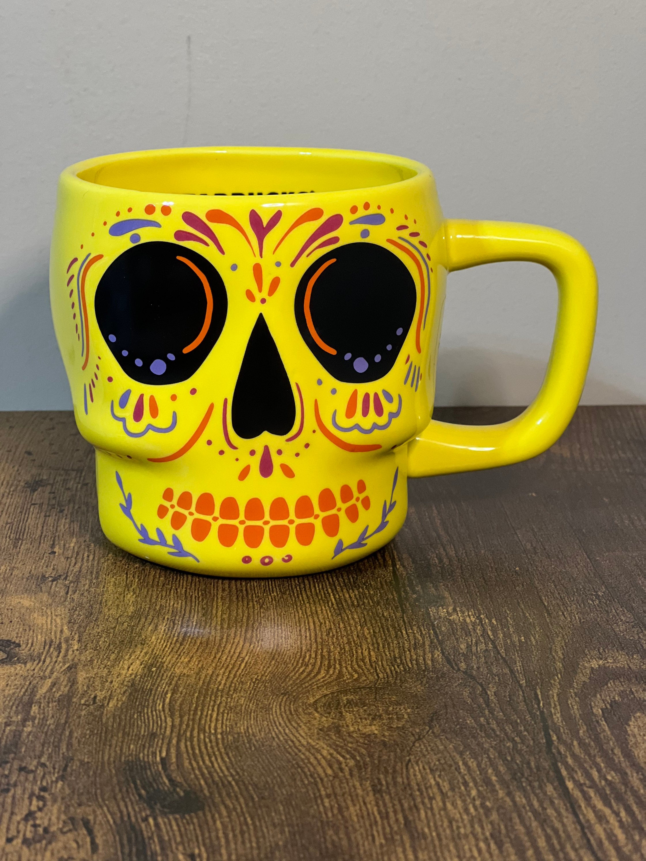 Starbucks Mexico Day of the Dead Stainless Insulated Tumbler Hot Cup Sugar  Skull