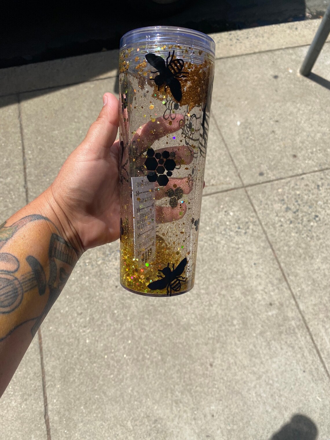 Snow globe 18oz tumbler Etsy