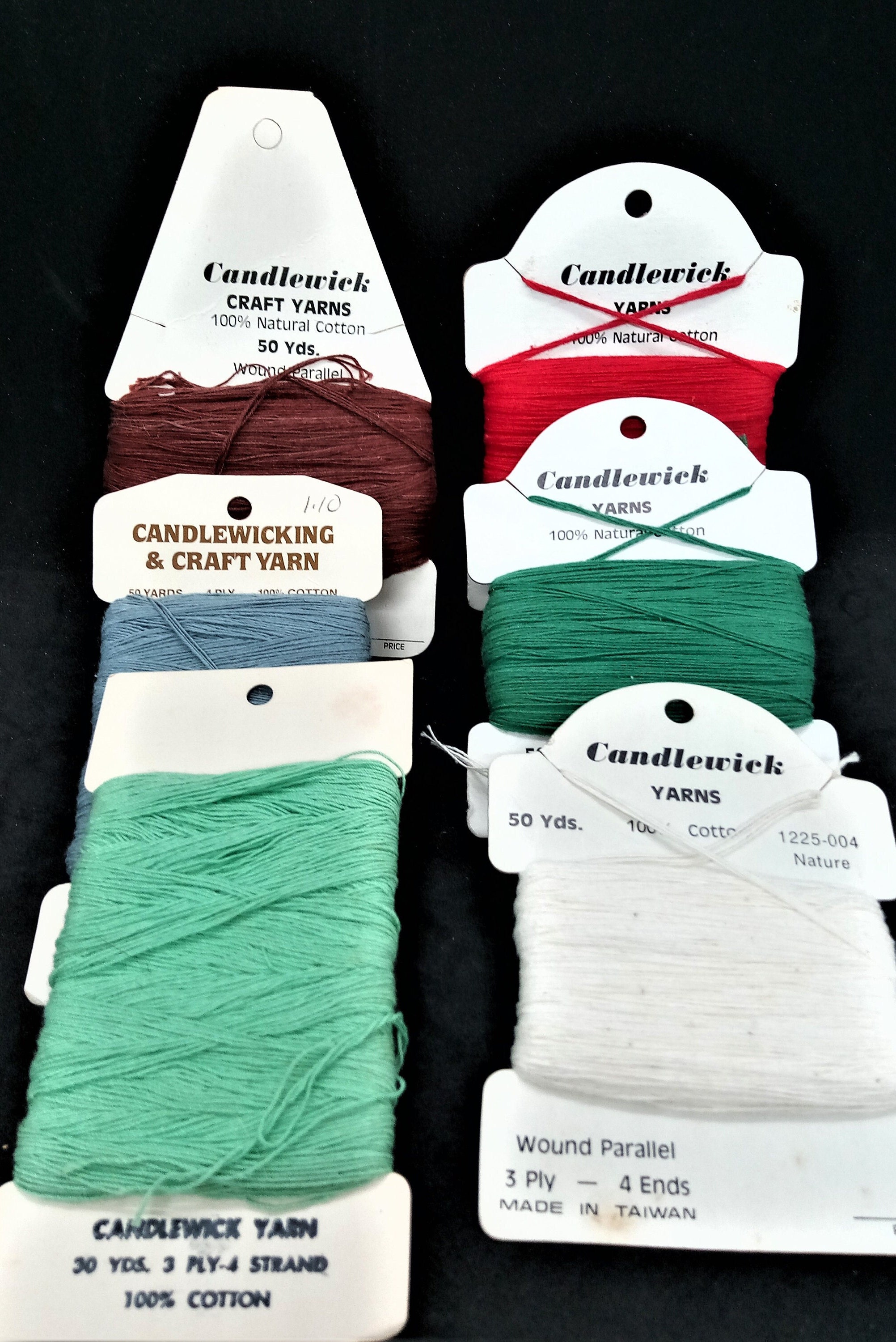 Candle Wick Cotton Twisted Thread Spool for Candlewicking DIY Crafts Jewelry 