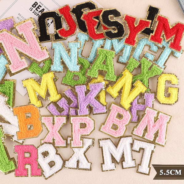 Self Adhesive Monogram Letters Etsy