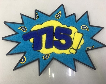 Custom Chenille Patches NO minimum, Made To Order, Varsity Letterman Jacket Patches, Chenille Name Letters, Fluffy chenille patches