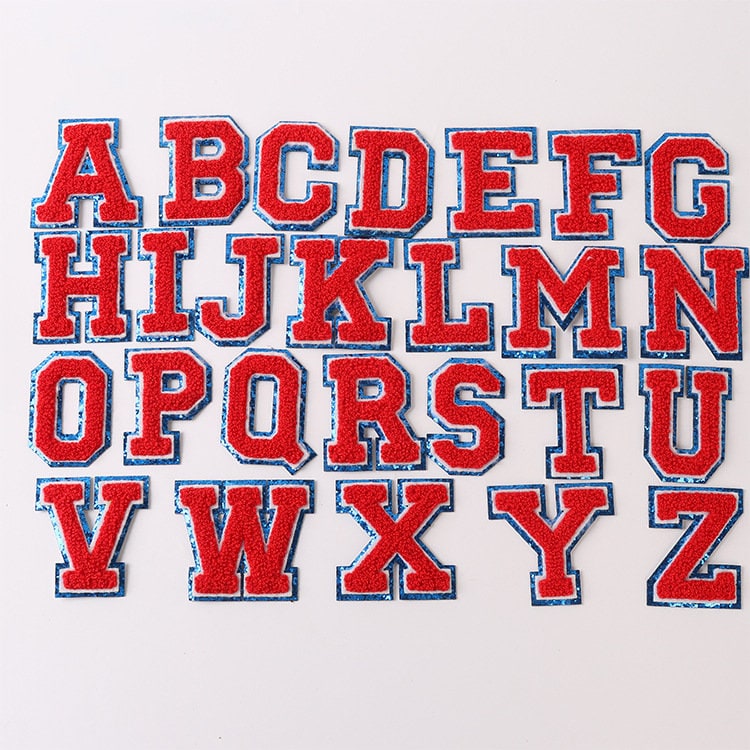 White San Serif Alphabet Iron-On Transfers by Make Market®