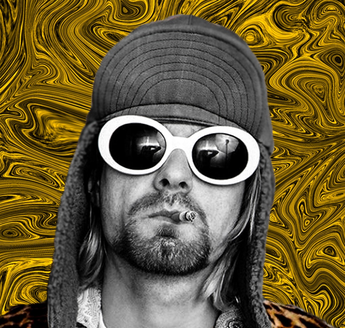 Kurt Cobain Nirvana 'negative Creep' A2/A3/A4 Wall Etsy