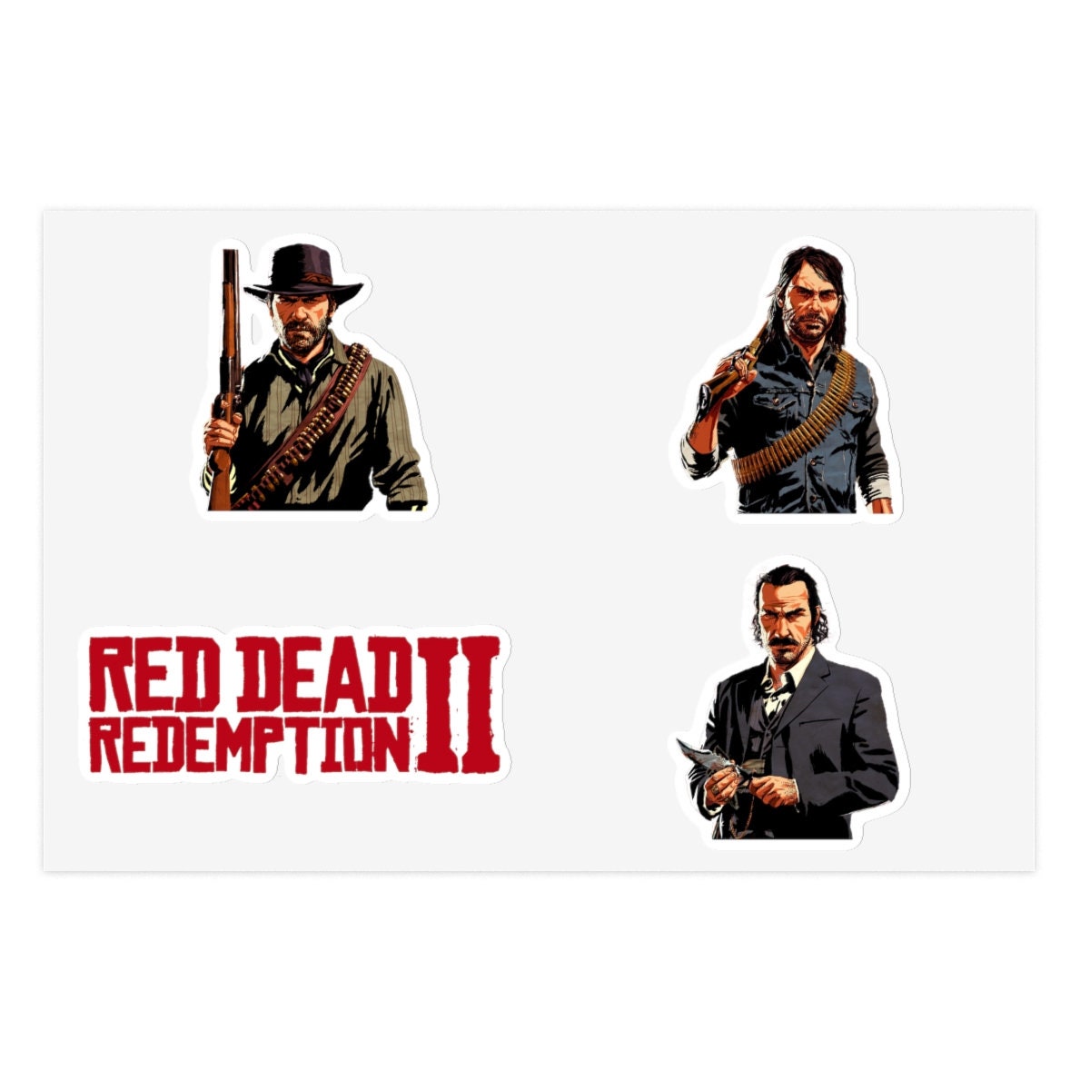 Arthur Morgan Red Dead Redemption 2 Vinyl Sticker -  Hong Kong