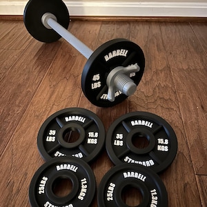 Toddler BarBell Set. Kid Sized Weightlifting Set.