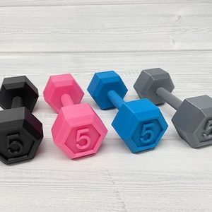 Miniature Free Weight. Baby. Novelty. Dumbbell.