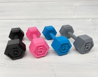 Miniature Free Weight. Baby. Novelty. Dumbbell.
