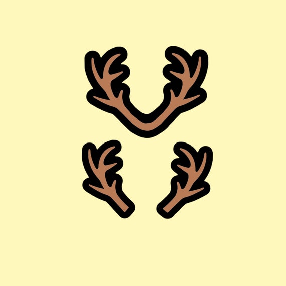 Deer with Antlers 10cm Cookie Cutter Deer with Antlers 10cm Cookie Cutter