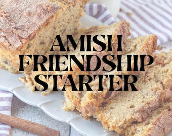 Actief Amish-vriendschapsbroodvoorgerecht: 120 jaar oude zoete zuurdesem, gastronomisch