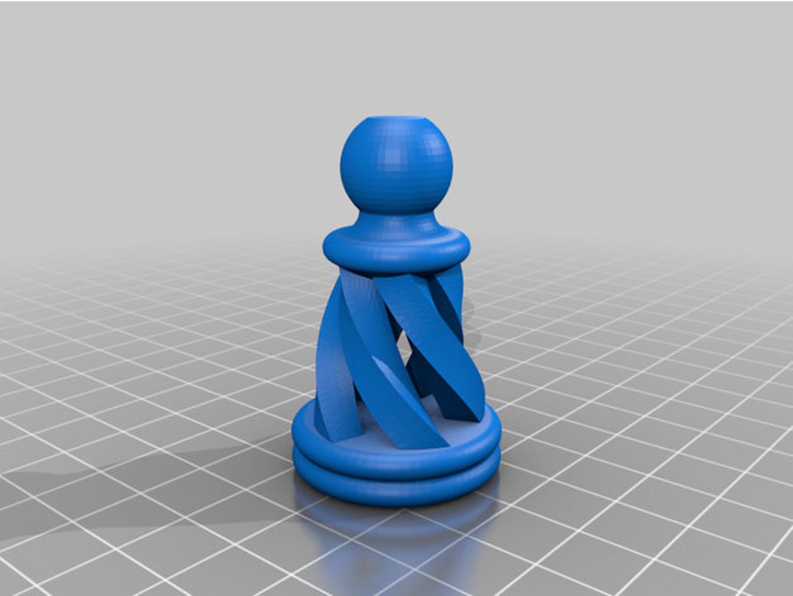 Chess Board for 3d Printer 3d Printer Stl File Chess 3d Etsy