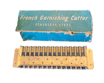 Vintage French Garnishing Cutter; Vintage Kitchen Utensil; Vintage Kitchen Gadget IOB
