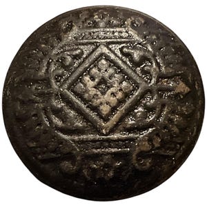 Antique Eastlake Style Metal Door Knob - Victorian Salvage Hardware