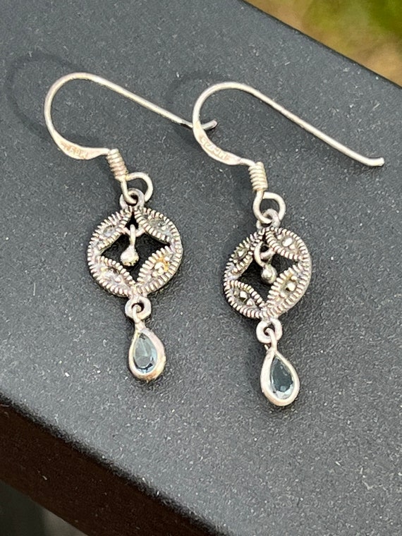 Vintage teardrop earrings Gem