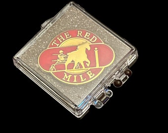 Vintage Red Mile Horse Racing Pin: Kentucky Harness Racing Collectible (IOB)