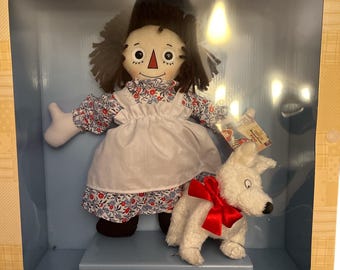 Storybook Friends Raggedy Ann and Fido Limited Edition Boxed Set; 2002 Fido COA; Raggedy Ann and Andy