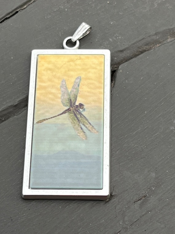 Ken Kantro Dragonfly Pendant; Designer Pendant; La