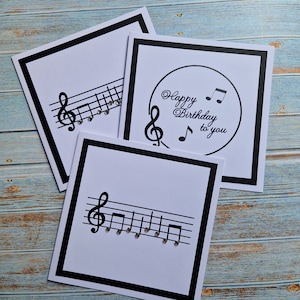 Cartes d'anniversaire musicales, carte de mélomane, carte pour musicien, cartes contemporaines, cartes personnalisées, cartes insolites, joyeux anniversaire,
