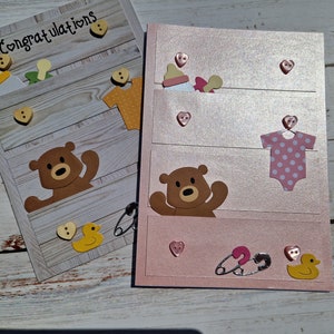 Carte bébé fille, Nouvelle carte bébé, À votre nouvelle arrivée, Félicitations bébé, Carte nouveaux parents, Cartes personnalisées, Carte bébé garçon, Fait main