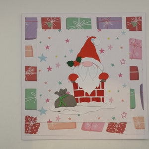 Father Christmas in the Chimney Christmas Card, Santa card, Christmas  cards for children, Cards for Friends, Christmas cards for families