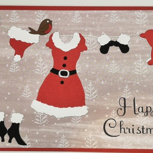 Cartolina di buon Natale, Cartolina con la signora Babbo Natale, Cartolina della signora Claus, Cartoline di Natale divertenti, Cartoline per amici, Carte di famiglia, Carte per donne