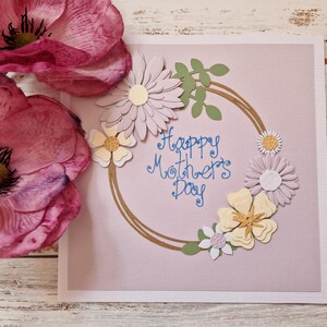 Muttertagskarte, Karte für Mama, Mama Geburtstagskarte, sentimentale Karte, personalisierte Karte, benutzerdefinierte Karte, personalisiertes Geschenk, Blumenkarte,