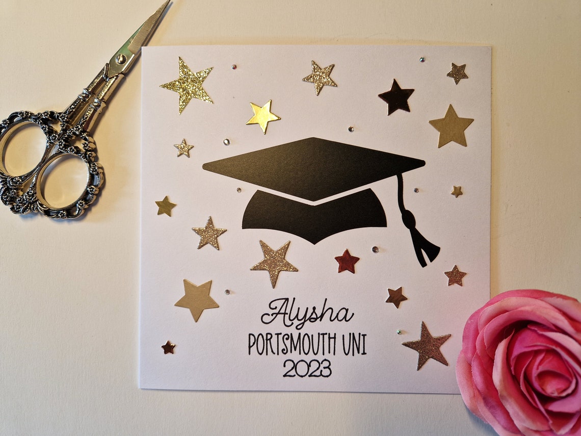 Personalised Graduation Card, Custom Cards, Personalised Gifts ...